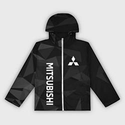 Ветровка с капюшоном женская МИТСУБИСИ, MITSUBISHI ГЕОМЕТРИЯ, цвет: 3D-белый