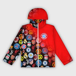 Ветровка с капюшоном женская BAYERN MUNCHEN BEST FC SPORT, цвет: 3D-белый
