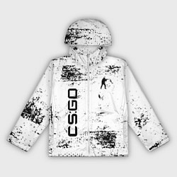 Ветровка с капюшоном женская Кс го : cs go, цвет: 3D-белый