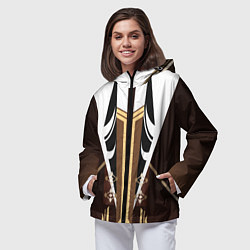 Ветровка с капюшоном женская КОСТЮМ ГЕО АРХОНТА ДЖУН ЛИ, цвет: 3D-черный — фото 2