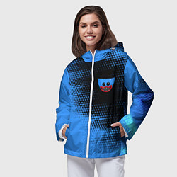 Ветровка с капюшоном женская ПОППИ ПЛЕЙТАЙМ Яркий, цвет: 3D-белый — фото 2