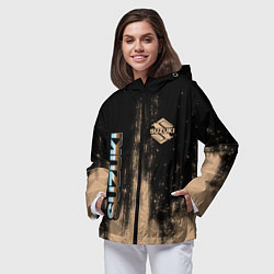 Ветровка с капюшоном женская SUZUKI Яркий, цвет: 3D-черный — фото 2