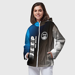 Ветровка с капюшоном женская JEEP Jeep Pro Racing, цвет: 3D-белый — фото 2