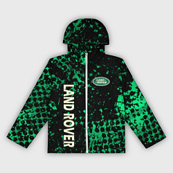 Ветровка с капюшоном женская Land Rover, Ленд Ровер, цвет: 3D-белый