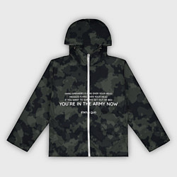 Ветровка с капюшоном женская ARMY NOW, цвет: 3D-белый