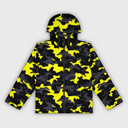 Ветровка с капюшоном женская Black Camo, цвет: 3D-черный