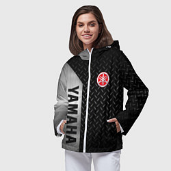 Ветровка с капюшоном женская YAMAHA СТАЛЬ, цвет: 3D-белый — фото 2