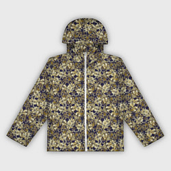 Ветровка с капюшоном женская Классические узоры, цвет: 3D-белый