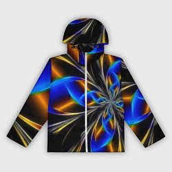 Ветровка с капюшоном женская Neon vanguard pattern Fashion 2023, цвет: 3D-белый