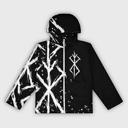 Ветровка с капюшоном женская КЛЕЙМО ЖЕРТВЫ - БЕРСЕРК, цвет: 3D-белый