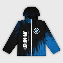 Ветровка с капюшоном женская BMW BMW Autosport Абстракция, цвет: 3D-белый