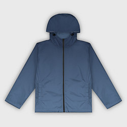 Ветровка с капюшоном женская Gradient Dark Blue, цвет: 3D-черный