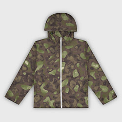 Ветровка с капюшоном женская Камуфляж Multicam, цвет: 3D-белый