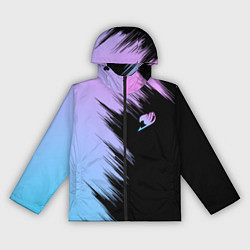Ветровка с капюшоном женская Хвост феи - neon, цвет: 3D-черный