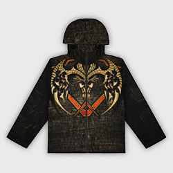 Ветровка с капюшоном женская FIEND смотрящий на звезды, цвет: 3D-черный