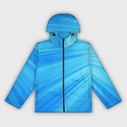 Ветровка с капюшоном женская Бирюзовые солнечные лучи, цвет: 3D-черный