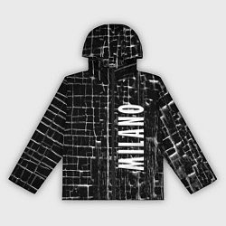 Ветровка с капюшоном женская Milano - autumn - winter 2025, цвет: 3D-черный