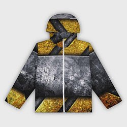 Ветровка с капюшоном женская Сигнал опасности, цвет: 3D-белый