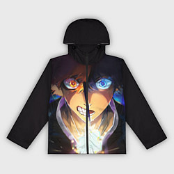 Ветровка с капюшоном женская Blue Lock anime, цвет: 3D-черный