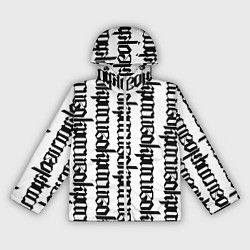 Ветровка с капюшоном женская Готика, цвет: 3D-белый