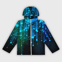 Ветровка с капюшоном женская Space - starfall, цвет: 3D-белый