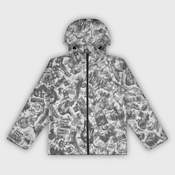 Ветровка с капюшоном женская Nirvana style light, цвет: 3D-черный
