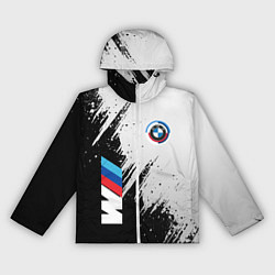 Ветровка с капюшоном женская BMW - м комплектация, цвет: 3D-белый