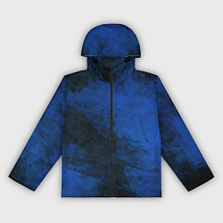 Ветровка с капюшоном женская Синий дым, цвет: 3D-черный
