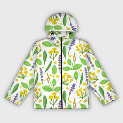 Ветровка с капюшоном женская Запах весны, цвет: 3D-черный