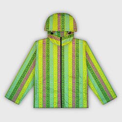 Женская ветровка Abstraction green