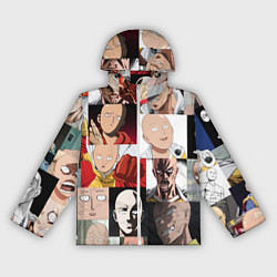 Ветровка с капюшоном женская Saitama - many faces, цвет: 3D-белый