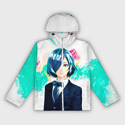 Ветровка с капюшоном женская Touka Kirishima, цвет: 3D-белый
