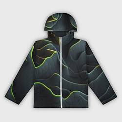 Ветровка с капюшоном женская Рельефная текстура, цвет: 3D-белый