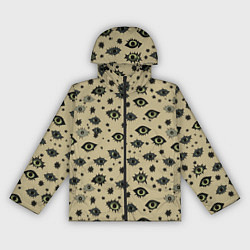 Ветровка с капюшоном женская Они смотрят, цвет: 3D-черный