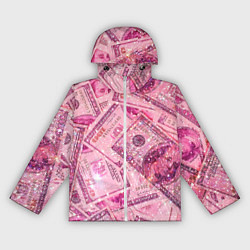 Ветровка с капюшоном женская Дорого богато, цвет: 3D-белый