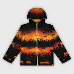 Женская ветровка Кошки хэллоуина