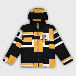 Ветровка с капюшоном женская Илон идея, цвет: 3D-черный