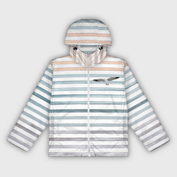 Женская ветровка Море скрытое в полосках тельняшки чайка