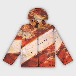 Ветровка с капюшоном женская Горная порода, цвет: 3D-черный