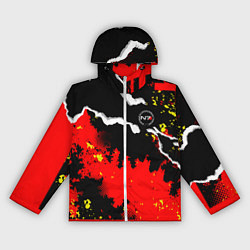 Ветровка с капюшоном женская Mass Effect force, цвет: 3D-белый