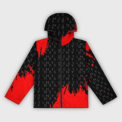 Ветровка с капюшоном женская Дестини паттерн шутер краски, цвет: 3D-черный