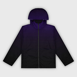 Женская ветровка Фиолетово-чёрный тёмный градиент