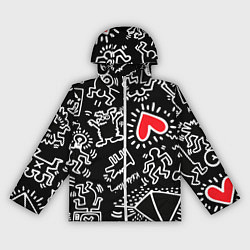 Женская ветровка Kit Haring little men