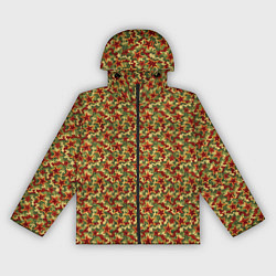 Ветровка с капюшоном женская Камуфляж победы, цвет: 3D-черный