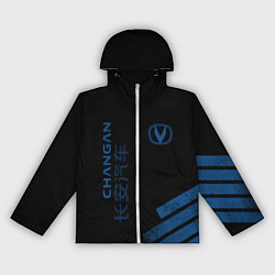 Ветровка с капюшоном женская Changan, цвет: 3D-белый