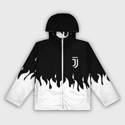 Ветровка с капюшоном женская Juventus fire, цвет: 3D-белый