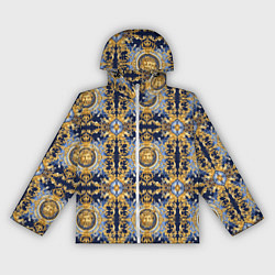 Ветровка с капюшоном женская Роскошь и стиль, цвет: 3D-белый