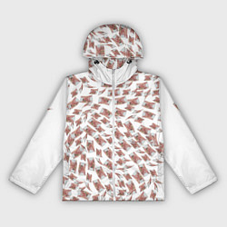 Ветровка с капюшоном женская Деньги рубли, цвет: 3D-белый