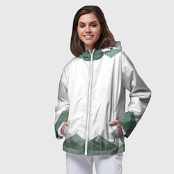 Ветровка с капюшоном женская Wild bike, цвет: 3D-белый — фото 2