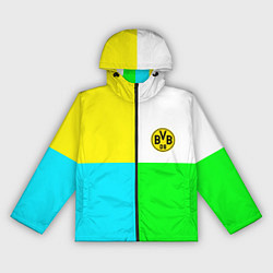 Ветровка с капюшоном женская Borussia color cport, цвет: 3D-черный